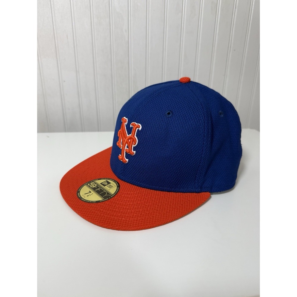 New‎ York Mets Hat New Era 59FIFTY Fitted 7 1/4 Authentic Performance MLB
